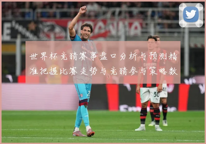 世界杯竞猜赛事盘口分析与预测精准把握比赛走势与竞猜参与策略数据研判